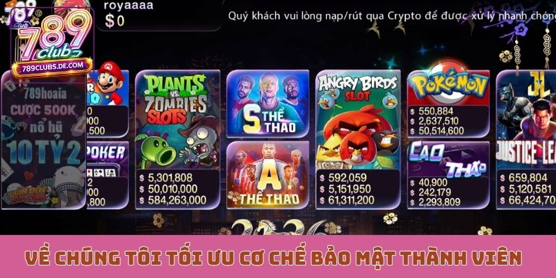 Về chúng tôi tối ưu cơ chế bảo mật thành viên
